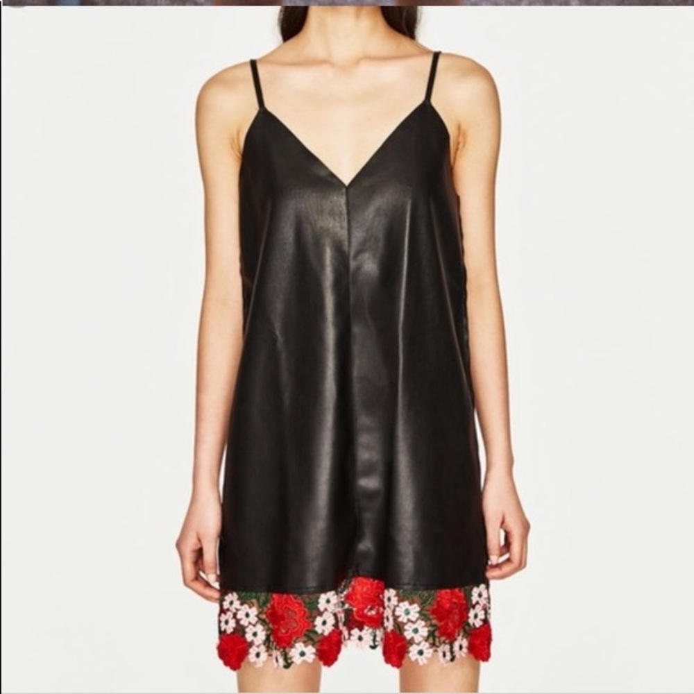 Zara Rose Lace Trim Dress